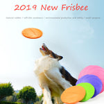 2019 Best selling Pet toys New Large Dog Flying Discs Trainning Puppy Toy Rubber Fetch Flying Disc Frisby 15cm 18cm 22cm