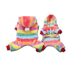 pawstrip XS-2XL Soft Fleece Dog Jumpsuit Winter Dog Clothes Small Puppy Coat Pet Outfits Warm Dog Hoodie Clothing For Yorkie
