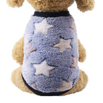 12 Colors Cartoon Puppy Vest Clothing Warm Dog Clothes Chihuahua French Bulldog Winter Dog Coat For Small Dogs Pet Cat Clothes