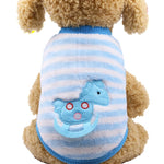 12 Colors Cartoon Puppy Vest Clothing Warm Dog Clothes Chihuahua French Bulldog Winter Dog Coat For Small Dogs Pet Cat Clothes