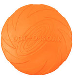 2019 Best selling Pet toys New Large Dog Flying Discs Trainning Puppy Toy Rubber Fetch Flying Disc Frisby 15cm 18cm 22cm